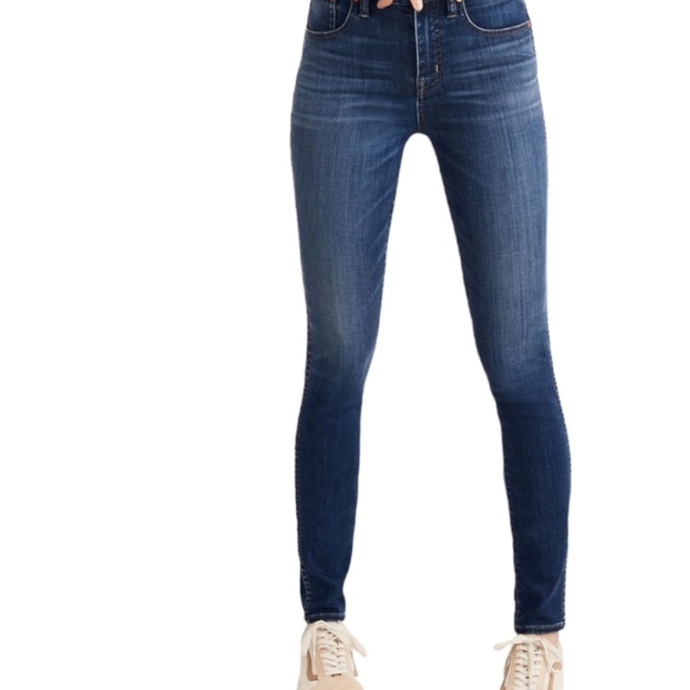 Madewell High Rise Skinny Jeans Women’s Size 27 Blue Denim Stretch